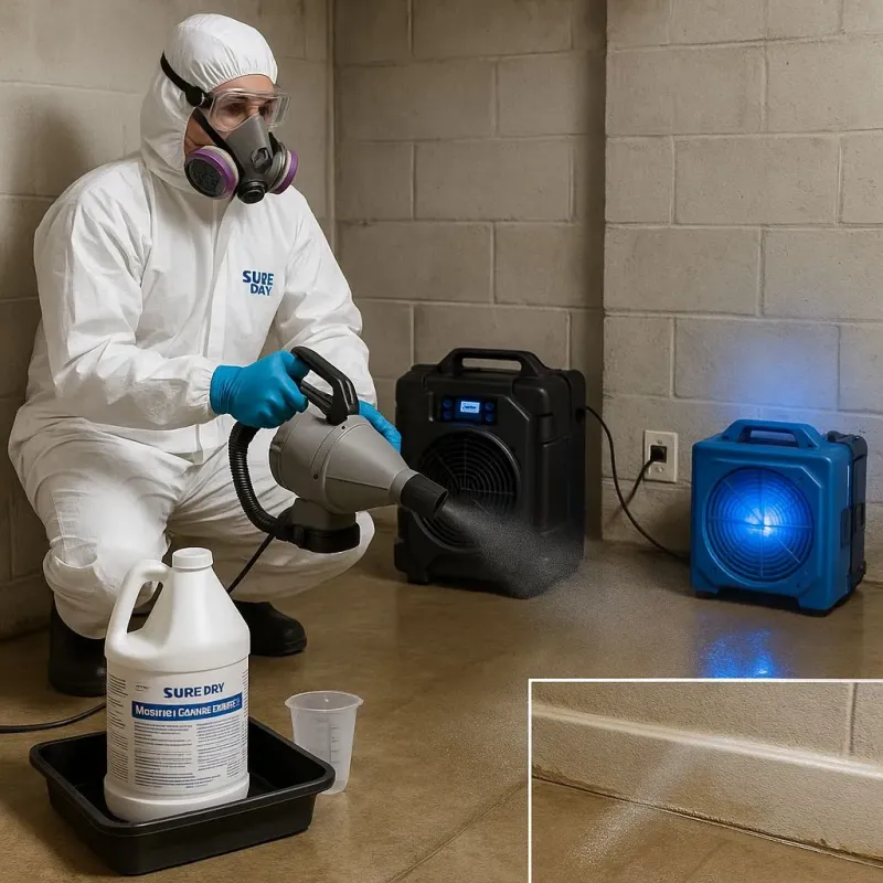 Sanitization and Odor Removal process in Garden View, PA