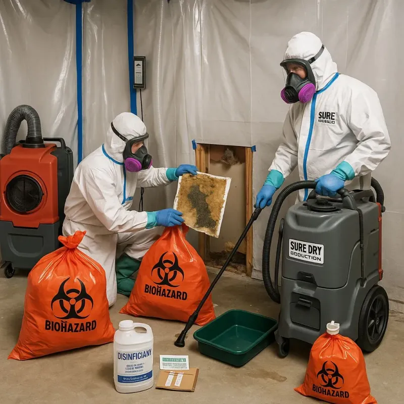 Contaminated Water Handling Protocols process in Garden View, PA