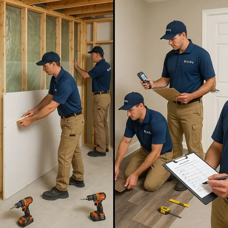 Repairs and Reconstruction process in Garden View, PA